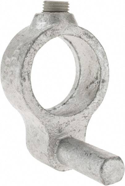 Kee - 1" Pipe, Malleable Iron Gate Hinge Fitting - Galvanized Finish - Makers Industrial Supply