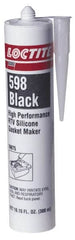 Loctite - 300ml High Performance RTV Silicone Gasket Maker - -75 to 625°F, Black, Comes in Cartridge - Makers Industrial Supply