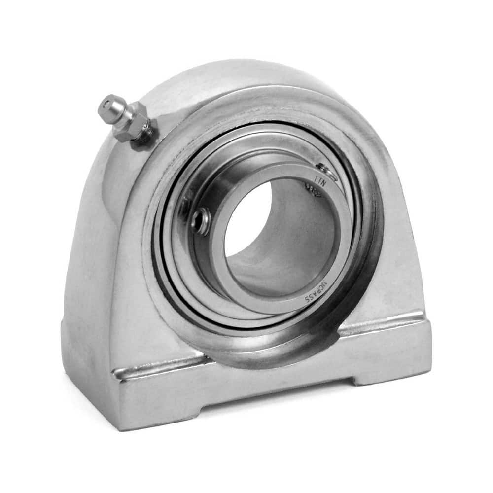 Mounted Bearings & Pillow Blocks; Bearing Insert Type: Wide Inner Ring; Bolt Hole (Center-to-center): 82.6 mm; Housing Material: Stainless Steel; Lock Type: Set Screw; Static Load Capacity: 2800.00; Number Of Bolts: 2; Maximum RPM: 4300.000; Series: UCPAS