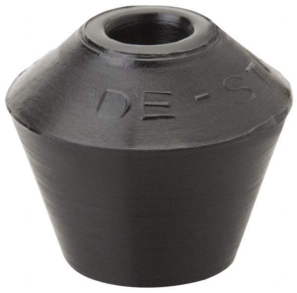 De-Sta-Co - 0.79" Max Diam, 1/4-2 Thread, Polyurethane, Screw On, Flat Tip, Clamp Spindle Assembly Replacement Cap - For 1/4" Diam Standard Spindle, 0.69" OAL, 1/2" Surface Diam, 1/2" Hole Depth - Makers Industrial Supply