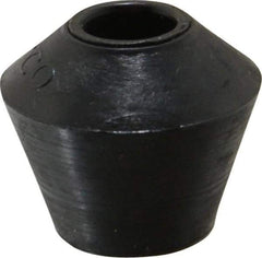 De-Sta-Co - 0.79" Max Diam, 5/16-18 Thread, Polyurethane, Screw On, Flat Tip, Clamp Spindle Assembly Replacement Cap - For 5/16" Diam Standard Spindle, 0.69" OAL, 1/2" Surface Diam, 1/2" Hole Depth - Makers Industrial Supply