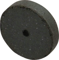 Cratex - 5/8" Diam x 1/16" Hole x 1/8" Thick, Surface Grinding Wheel - Silicon Carbide, Coarse Grade, 25,000 Max RPM, Rubber Bond, No Recess - Makers Industrial Supply