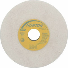 Norton - 7" Diam x 1-1/4" Hole x 1/2" Thick, G Hardness, 46 Grit Surface Grinding Wheel - Aluminum Oxide, Type 1, Coarse Grade, 3,600 Max RPM, Vitrified Bond, No Recess - Makers Industrial Supply