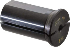 Global CNC Industries - 1/4" ID, 1-1/4" OD, 2-1/8" Length Under Head, Type B Lathe Tool Holder Bushing - Type B, 0.265 Inch Thick Head - Exact Industrial Supply