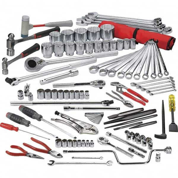 Proto - 92 Piece 3/8, 1/2 & 3/4" Drive Master Tool Set - Tools Only - Makers Industrial Supply