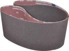 Norton - 6" Wide x 60" OAL, 40 Grit, Aluminum Oxide Abrasive Belt - Aluminum Oxide, Coarse, Coated, X Weighted Cloth Backing, Series R228 - Makers Industrial Supply