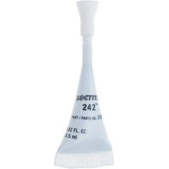 Loctite - 0.5 mL, White, Medium Strength Threadlocker - Series 242 - Makers Industrial Supply