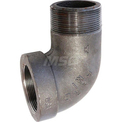 Black 90 ° Street Elbow: 1-1/2″, 300 psi, Threaded Malleable Iron, Galvanized Finish, Class 300