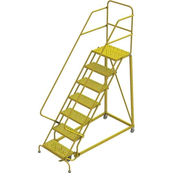 TRI-ARC - Rolling & Wall Mounted Ladders & Platforms Type: Stairway Slope Ladder Style: Forward Descent 50 Degree Incline - Makers Industrial Supply