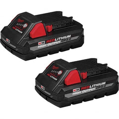 Milwaukee Tool - Power Tool Batteries Voltage: 18.00 Battery Chemistry: Lithium-Ion - Makers Industrial Supply