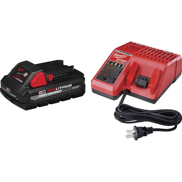 Milwaukee Tool - Power Tool Batteries Voltage: 18.00 Battery Chemistry: Lithium-Ion - Makers Industrial Supply