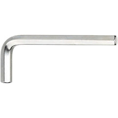 Hex Keys; End Type: Hex; Hex Size (Decimal Inch): 0.2000; Handle Type: L-Handle; Arm Style: Long; Short; Arm Length: 3.1497 in; Overall Length (Inch): 0; Overall Length (mm): 80.0000; Handle Color: Silver; Overall Length Range: 3″ - 5.9″; Blade Length (De