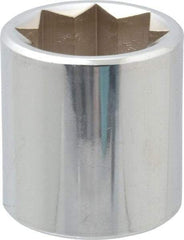 Proto - 1", 1/2" Drive, Standard Hand Socket - 8 Points, 1-3/4" OAL, Alloy Steel, Chrome Finish - Makers Industrial Supply