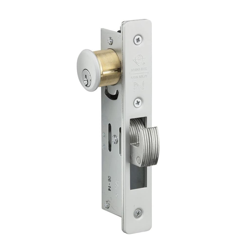 Deadbolts; Type: Deadlock; Key Type: Keyless; Lock Type: Keyless; Mount Type: Surface; Material: Aluminum; Minimum Door Thickness: 0.969 in; Maximum Door Thickness: 4.625 in; Minimum Order Quantity: Aluminum; Material: Aluminum; For Use With: Adams Rite T