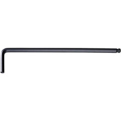 Hex Keys; End Type: Ball; Hex; Hex Size (Decimal Inch): 0.1200; Handle Type: L-Handle; Arm Style: Long; Short; Arm Length: 5.4331 in; Overall Length (Inch): 0; Overall Length (mm): 138.0000; Handle Color: Black; Overall Length Range: 3″ - 5.9″; Blade Leng