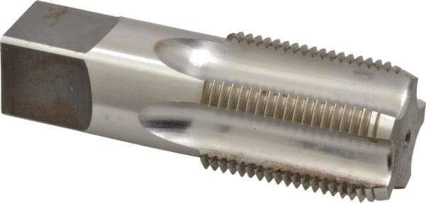 Reiff & Nestor - 1 - 11-1/2 NPS Thread, 5 Flute Standard Pipe Tap - 3-3/4" OAL, 1-3/4" Thread Length, 1-1/8" Shank Diam, Bright Finish, High Speed Steel - Exact Industrial Supply