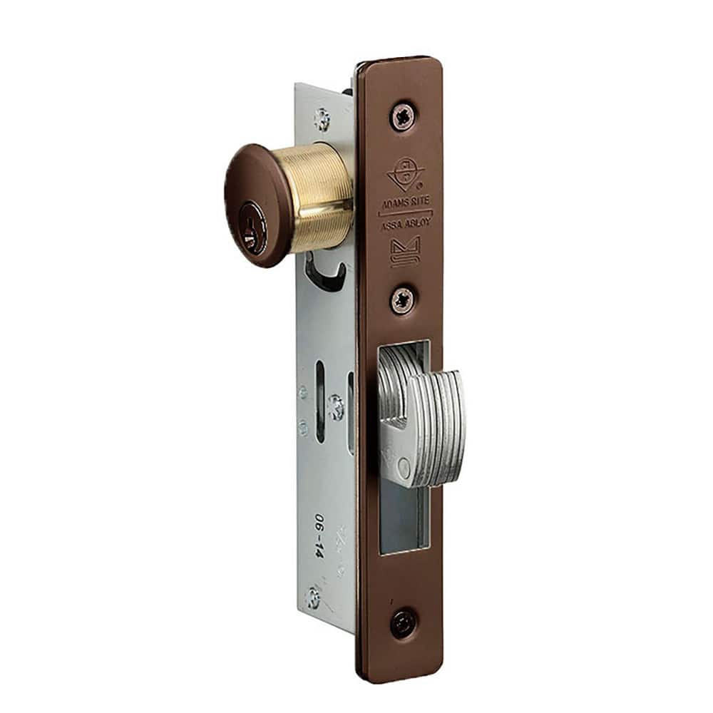 Deadbolts; Type: Deadlock; Key Type: Keyless; Lock Type: Keyless; Mount Type: Surface; Material: Aluminum; Minimum Door Thickness: 1.5 in; Maximum Door Thickness: 1.5 in; Minimum Order Quantity: Aluminum; Material: Aluminum; For Use With: Adams Rite Trim