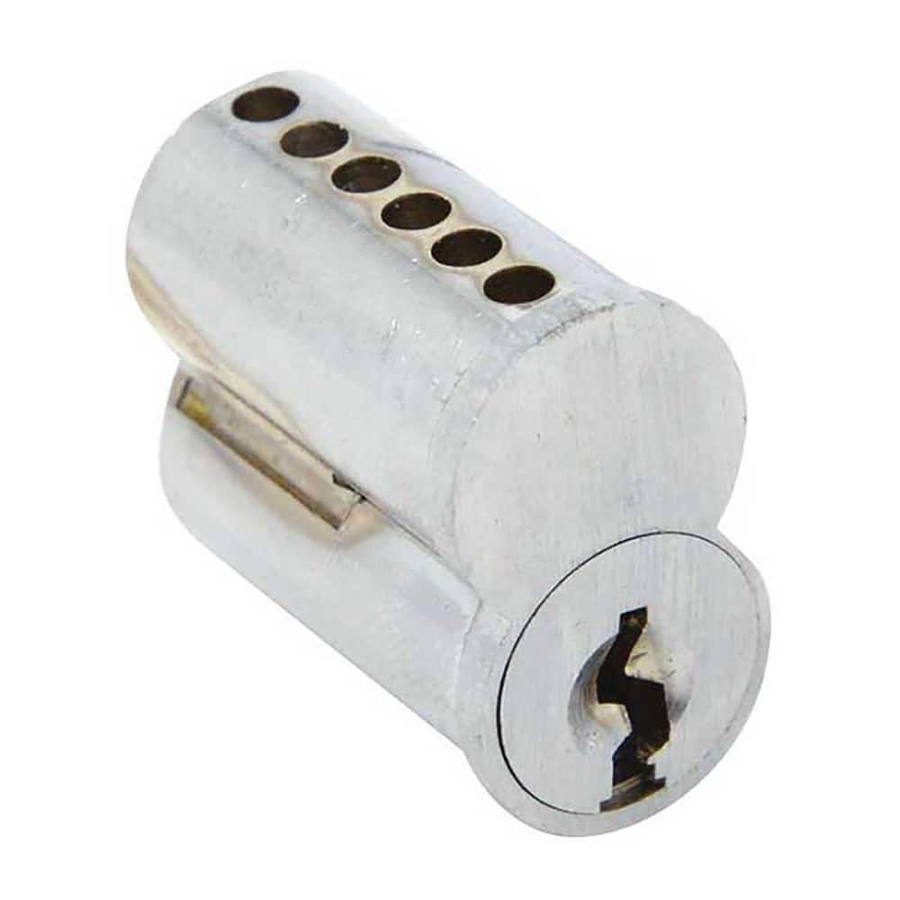 Cylinders; Type: Small Format IC; Keying: TB Keyway; Material: Brass; Hand Orientation: Non-Handed; Finish/Coating: Satin Chrome; Cylinder Diameter: 1.125 in; Number Of Pins: 7; For Use With: IC Housing; Minimum Order Quantity: Brass; Material: Brass; Han