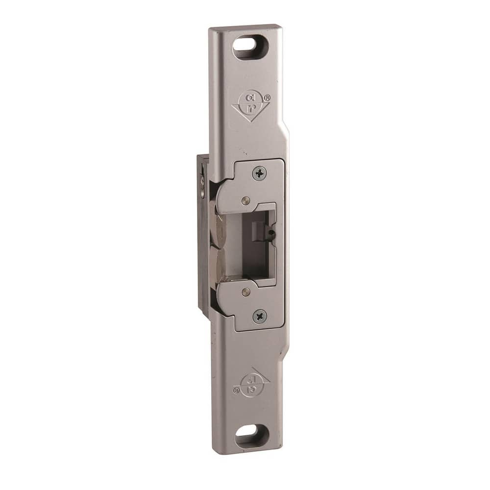 Electric Strikes; Product Type: Electric Strike; Length (Inch): 9.00; Power Type: VDC; Strike Material: Stainless Steel; Door Frame Material: Hollow Metal & Wood; Voltage: 12/24; For Use With: Narrow Stile Rim Exit Devices