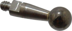 Mitutoyo - 3mm Ball Diam, Steel, Ball Test Indicator Contact Point - 9.2mm Contact Point Length, Use with Mitutoyo 513 Series Dial Test Indicators - Makers Industrial Supply