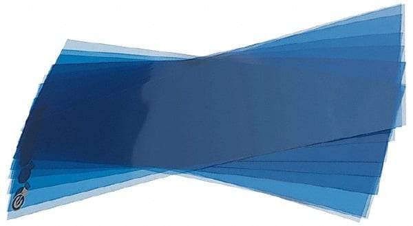 Precision Brand - 10 Piece, 5" Wide x 20" Long Plastic Shim Stock Sheet - Blue - Makers Industrial Supply