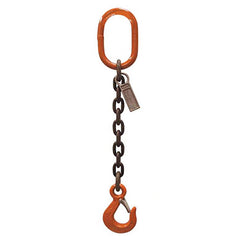 Slings & Tiedowns (Load-Rated); Sling Type: Chain; Length (Feet): 18; Vertical Capacity (Lb.): 35300; Choker Capacity (Lb.): 0; Width (Inch): 0; Basket Capacity (Lb.): 0; Eye Type: Large Eye; Chain Sling Type: SOS; Sling Material: Steel; Sling Width: 0 in