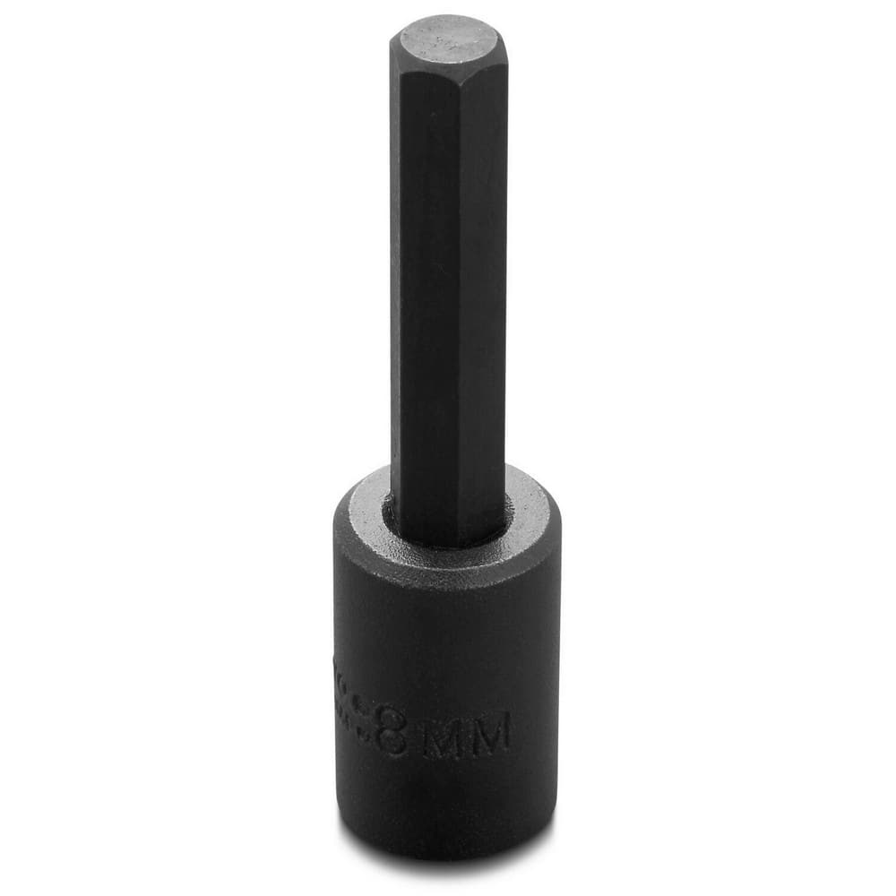 Impact Hex & Torx Bit Sockets; Drive Size: 3/8 in; Hex Size (mm): 9.00; Bit Length (Decimal Inch): 2.7190; Overall Length: 2.72; Overall Length (mm): 2.72; Overall Length (Decimal Inch): 2.7200; Material: Steel; Finish: Oxide; Insulated: No; Non-sparking: