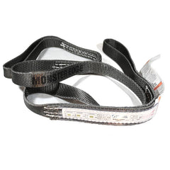 Slings & Tiedowns (Load-Rated); Sling Type: Eye & Eye; Length (Feet): 14; Vertical Capacity (Lb.): 1600; Choker Capacity (Lb.): 1200; Width (Inch): 1; Basket Capacity (Lb.): 3200; Eye Type: Twisted Eye; Sling Material: Nylon; Sling Width: 1 in; Eye Length