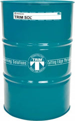 Master Fluid Solutions - Trim SOL, 54 Gal Drum Emulsion Fluid - Water Soluble, For Cutting, Drilling, Tapping, Reaming - Makers Industrial Supply