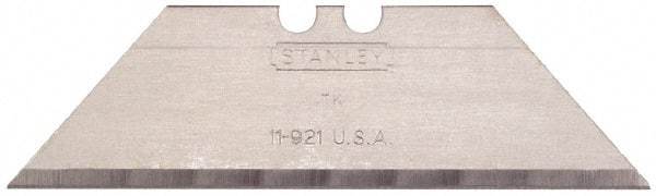 Stanley - 400 Piece Carbon Steel Utility Knife Blade - 2-7/16" OAL, 0.024" Blade Thickness - Makers Industrial Supply