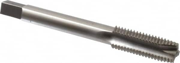 Reiff & Nestor - 3/4-10 UNC 3 Flute H3 Bright Finish High Speed Steel Spiral Point Extension Tap - Plug Chamfer, 6" OAL - Exact Industrial Supply