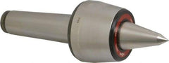 Rohm - MT5 Taper Shank, 3.543" Head Diam 1,200 Lb Capacity Live Center - 3,000 Max RPM, 2.764" Head Length, 1.5748" Point Diam, 2.559" Point Len, 2,640 Lb Max Workpc, 10.478" OAL, Long Point - Makers Industrial Supply