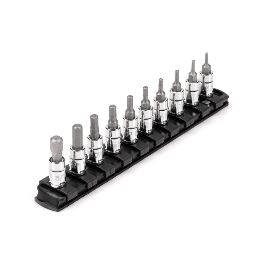 Hex & Torx Bit Socket Sets; Set Type: Hex Bit; Number Of Pieces: 10; Material: Steel; Warranty: Lifetime