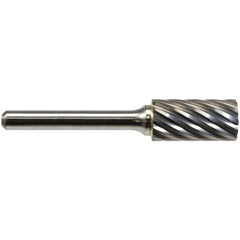 Burrs; Head Material: Solid Carbide; Head Shape: Cylinder; Tooth Style: Steel Cut; Shank Diameter (mm): 6.0000; Length of Cut (mm): 25.0000; Overall Length (mm): 70.0000; Head Length (Decimal Inch): 0.9843; Head Coating: None; Head Length (mm): 25.00; Mat