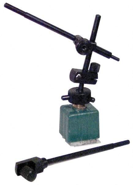 Fowler - Fine Adjustment Indicator Positioner & Holder with Base - Rectangular Base, 1-5/16" Base Height, 1-1/4" Base Length, 1-1/4" Base Width - Makers Industrial Supply