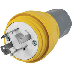 Hubbell Wiring Device-Kellems - 125/250 VAC 20A NonNEMA Industrial Twist Lock Plug - Makers Industrial Supply