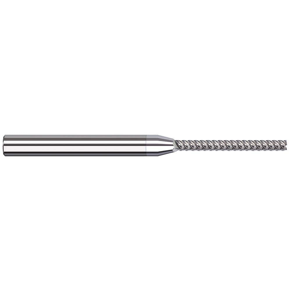 Harvey Tool - Square End Mills; Mill Diameter (Inch): 1/16 ; Mill Diameter (Decimal Inch): 0.0620 ; Length of Cut (Inch): 5/8 ; Length of Cut (Decimal Inch): 0.6250 ; Material: Solid Carbide ; Finish/Coating: TiB2 - Exact Industrial Supply