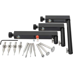 Height Gage Probes & Scribes; Product Type: Height Gage Probe Accessory Kit; For Use With: TESA MICRO-HITE and TESA TESA-HITE Electronic Height Gages; Mounting Rod Diameter: 8 mm; 6 mm; 3 mm; Material: Carbide; Stainless Steel; Tungsten Carbide; For Use W