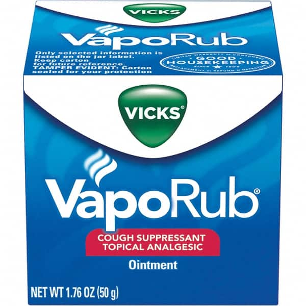 Vicks - Antiseptics, Ointments, & Creams Type: Pain Relief Form: Ointment - Makers Industrial Supply