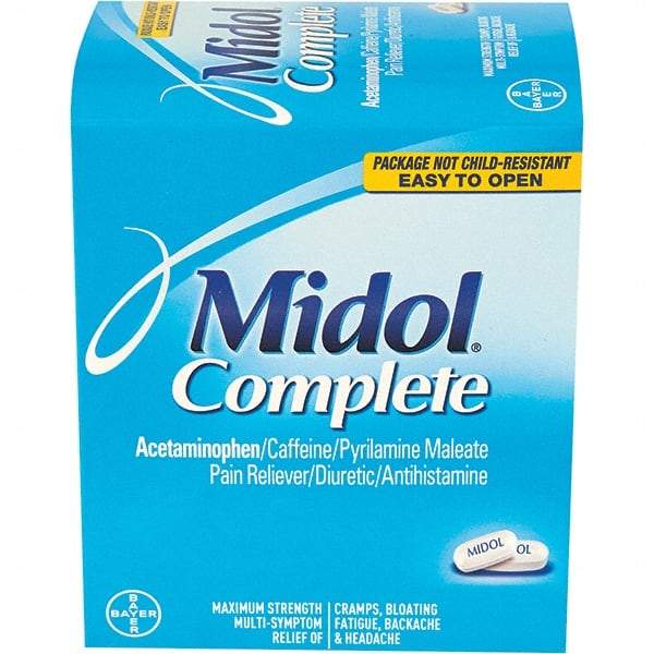 Midol - Medi-First Pain Relief Capsules - Headache & Pain Relief - Makers Industrial Supply