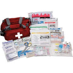 Pac-Kit - 112 Piece, 2 Person, Multipurpose/Auto/Travel First Aid Kit - 14-1/2" Wide x 10" Deep x 10-1/2" High, Nylon Bag - Makers Industrial Supply