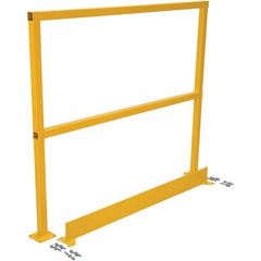 Vestil - 4" Long x 42" High, Steel Square Handrails - Makers Industrial Supply