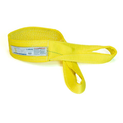 Slings & Tiedowns (Load-Rated); Sling Type: Eye & Eye; Length (Feet): 20; Vertical Capacity (Lb.): 11500; Choker Capacity (Lb.): 9200; Width (Inch): 4; Basket Capacity (Lb.): 23000; Eye Type: Twisted Eye; Sling Material: Polyester; Sling Width: 4 in; Eye