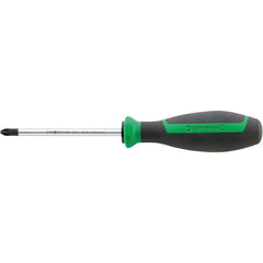 Precision & Specialty Screwdrivers; Tool Type: Pozidriv Screwdriver; Blade Length (mm): 4; Shaft Length: 100 mm; Handle Length: 215 mm; Handle Color: Black; Green; Finish: Chrome-Plated; Body Material: Chrome Alloy Steel; Overall Length (Inch): 8.50; Mate