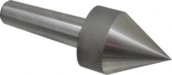 Riten - MT5 Taper Shank, Live Center - 1,500 Max RPM, 3-1/2" Point Diam, 4-15/16" Point Len, 1,500 Lb Max Workpc, 4-29/32" OAL, Pipe Nose Point - Makers Industrial Supply