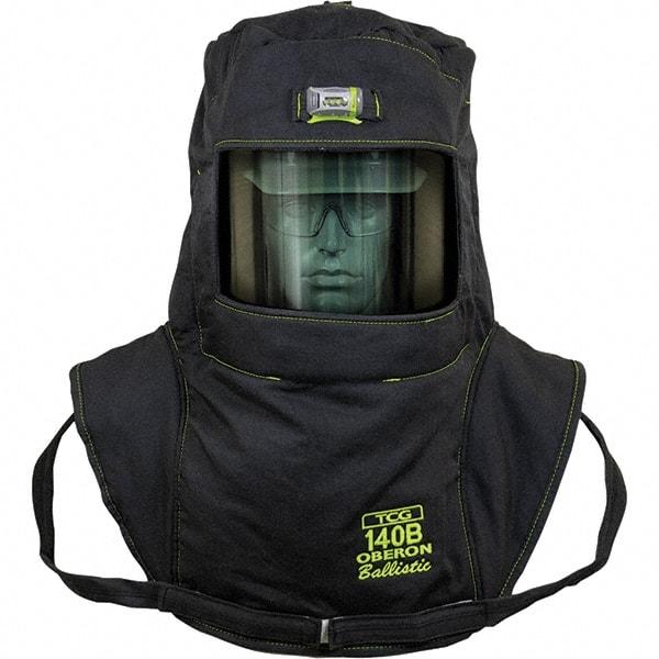 Oberon - Arc Flash & FR Hoods Hood Type: Arc Flash Protection Hood Style: Hood with Neck and Shoulder Drape - Makers Industrial Supply