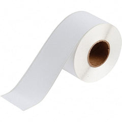 Brady - 2-1/4" Wide, White Polyester Inkjet Label - For BradyJet J2000 - Makers Industrial Supply