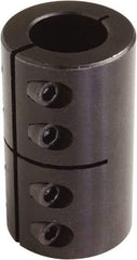 Climax Metal Products - 1-3/8" Inside x 2-1/4" Outside Diam, One Piece Split Clamping Collar - 3-1/2" Long - Makers Industrial Supply