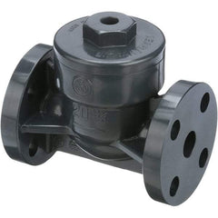 Asahi/America - 3/4" PVC Check Valve - Spring Check, Flanged, 150 WOG - Makers Industrial Supply