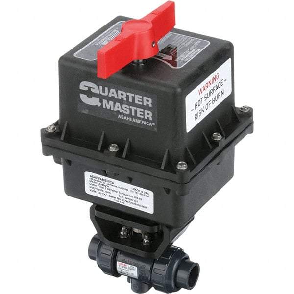 Asahi/America - Actuated Ball Valves   Actuator Type: Electric    Pipe Size: 2-1/2 (Inch) - Makers Industrial Supply